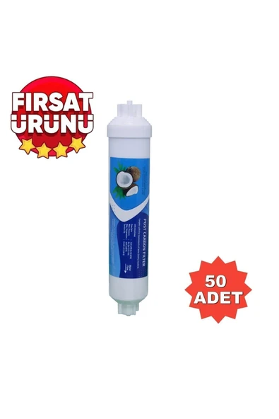 AQUA BELLA Toptan Su Arıtma Filtresi Post Karbon 50 Adet Tatlandırıcı Filtre ürün görseli 1