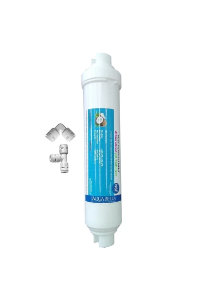 AQUA BELLA Su Arıtma Cihazı Tatlandırıcı Filtre Post Son Karbon Nsf Onaylı ürün görseli 1
