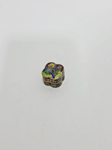 Antika Cloisonne Minyatür Kutu 2,2x2,2cm 103 ürün görseli 1