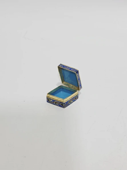 Antika Cloisonne Minyatür Kutu 3,7x2,9cm 122 ürün görseli 1