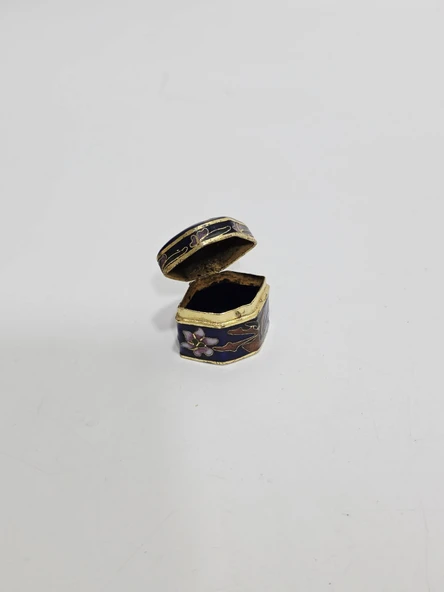 Antika Cloisonne Minyatür Kutu 3x2,1cm 108 ürün görseli 1