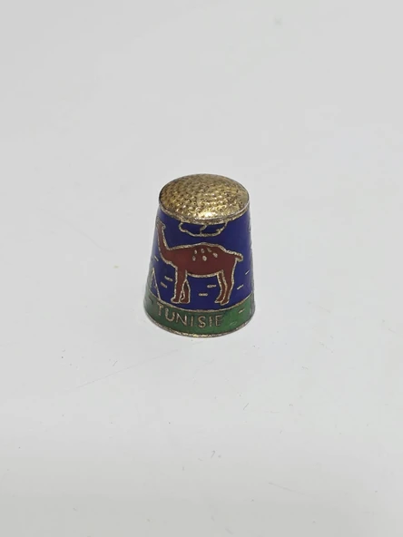 Antika Cloisonne Emaye Yüksük 24,40x20mm 046 ürün görseli 1