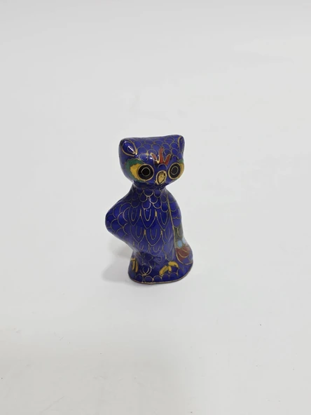 Antika Cloisonne Minyatür Baykuş 6,3x3,1cm 148 ürün görseli 1