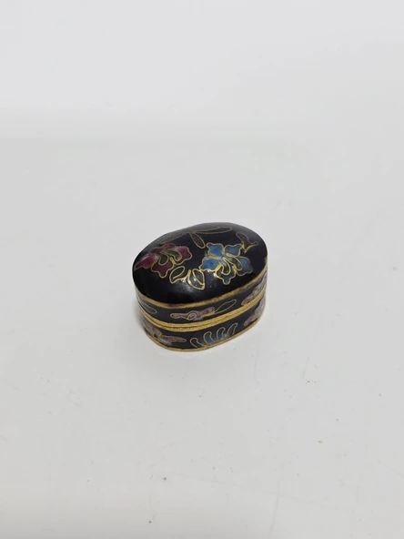 Antika Cloisonne Minyatür Kutu 2,4x1,7cm 102 ürün görseli 1