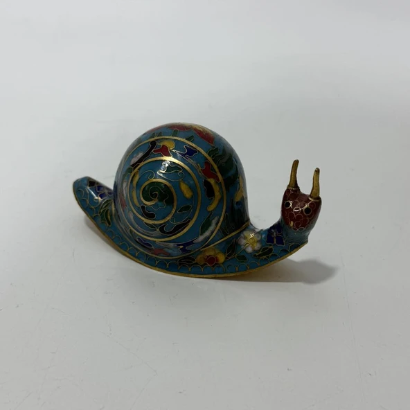 Antika Cloisonne Salyangoz Biblo 9x4cm 127 ürün görseli 1
