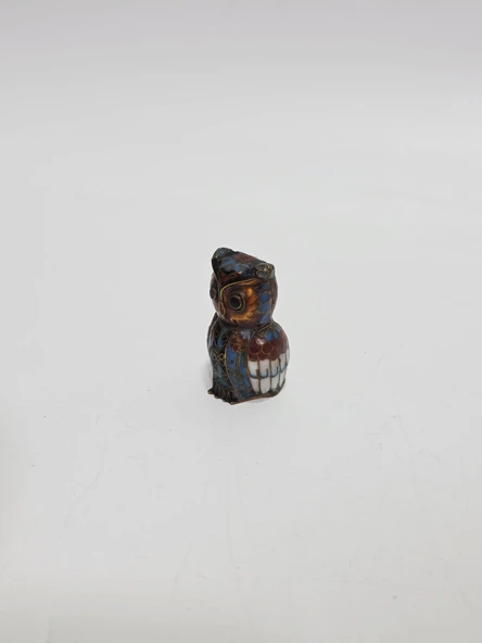 Antika Cloisonne Minyatür Baykuş 4,4x2,6cm 151 ürün görseli 1