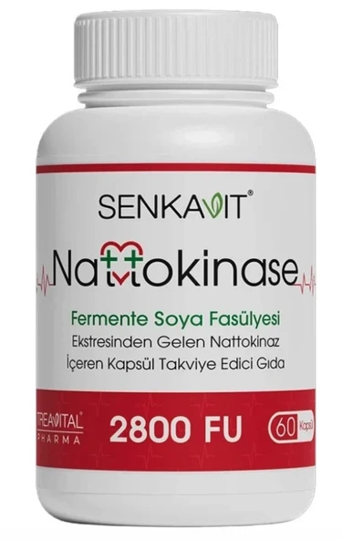 Senkavit Nattokinaz İçeren 2800 Fu 60 Kapsül ürün görseli 1