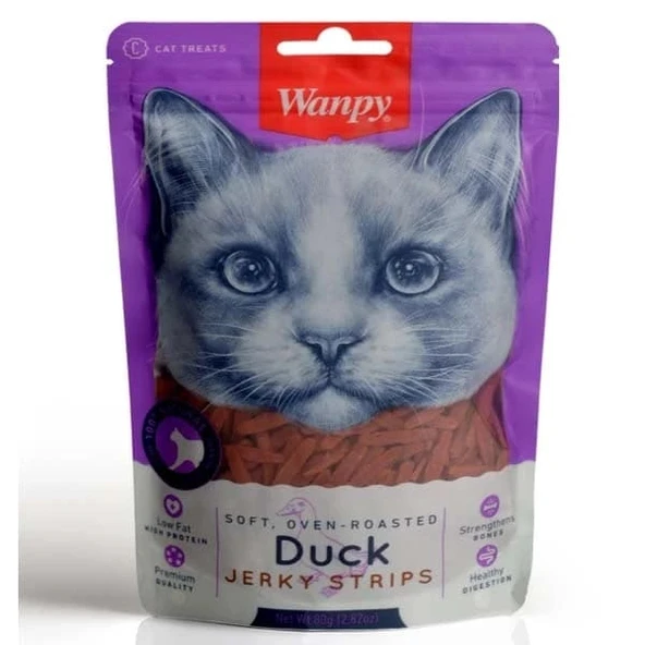 Wanpy Ördekli Fileto Yumuşak Kedi Ödül Maması ürün görseli 1