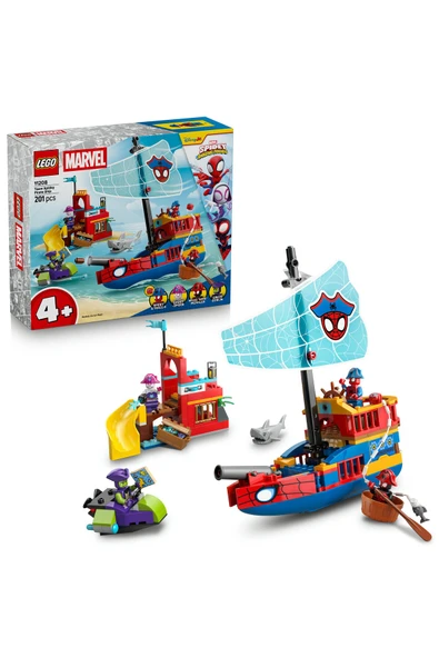 ® ǀ Marvel Spidey ve Arkadaşları Spidey Takımı Gemisi 11208 - 4+ Oyuncak Yapım Seti (201 Parça) ürün görseli 1