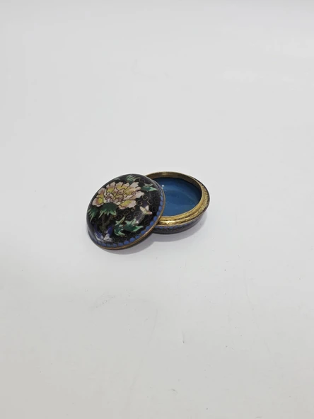 Antika Cloisonne Minyatür Kutu 5,5x3,0cm 071 ürün görseli 1