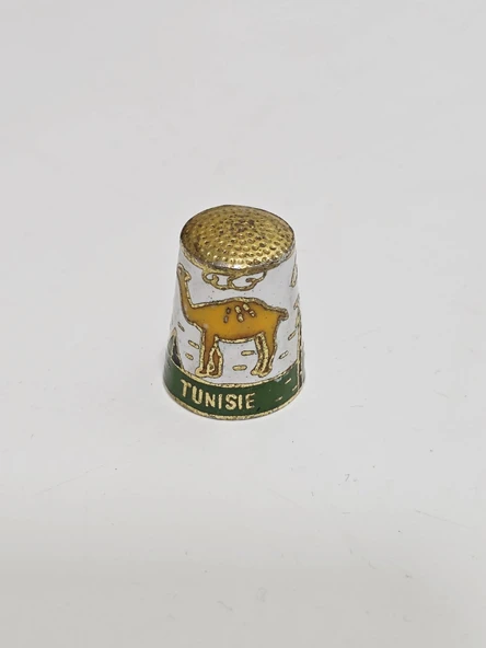 Antika Cloisonne Emaye Yüksük 24,45x19,30mm 042 ürün görseli 1