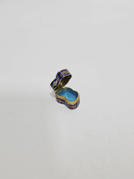 Antika Cloisonne Minyatür Kutu 2,7x1,8cm 107 ürün görseli 1