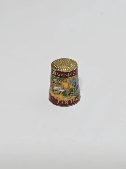 Antika Cloisonne Emaye Yüksük 24,50x19,9mm 054 ürün görseli 1