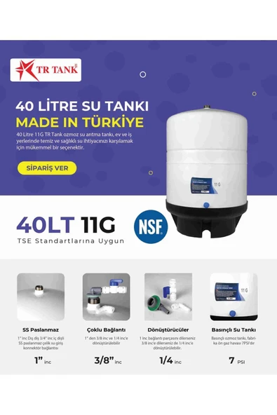 AQUA BELLA 40 Litre 11G TR Tank - Resim 7