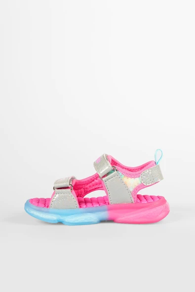 Vicco Can Bebe Işıklı Phylon Sandalet Fuşya - Resim 4