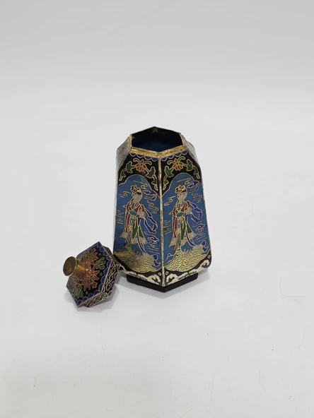 Antika Cloisonne Minyatür Kutu 12,5cm 174 ürün görseli 1