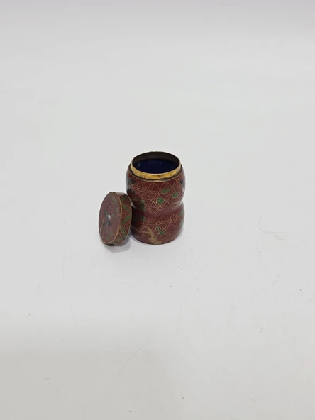 Antika Cloisonne Minyatür Kutu 5,5cm 019 ürün görseli 1