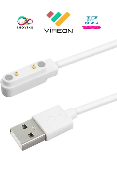 Vireon Akıllı Çocuk Saati Manyetik Şarj Kablosu (İNOVİKS&JETZU UYUMLU) ürün görseli 1