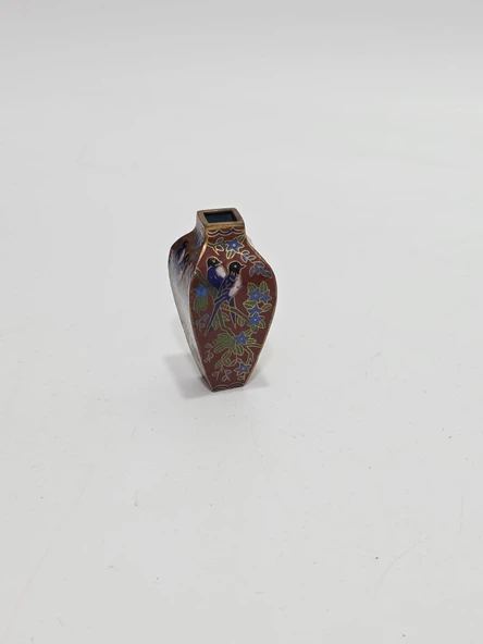 Antika Cloisonne Minyatür Vazo 6,5cm 011 ürün görseli 1