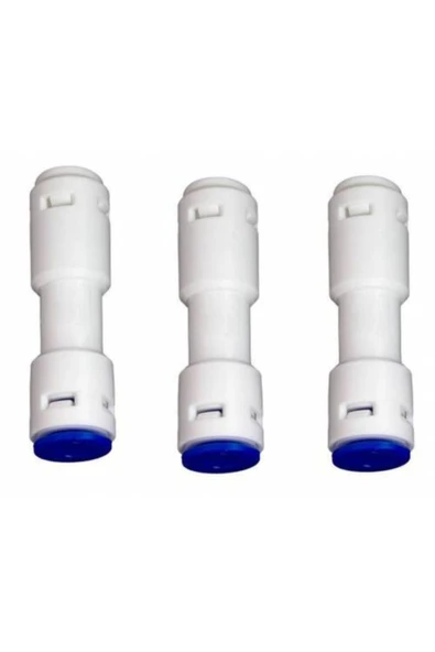 AQUA BELLA Su Arıtma Cıhazı Çek Valf,çubuk Şeklinde,quick Geçme 6 Mm Hortum Bağlantılı 3 Adet ürün görseli 1