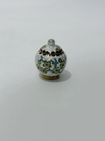 Antika Cloisonne Minyatür Kavanoz 4,3x3,5cm 125 ürün görseli 1