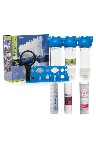 AQUA BELLA Housıng Filtre Kabı - 3'lü Daire Girişi Set ürün görseli 1