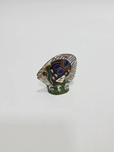 Antika Cloisonne Minyatür Balık 5,2x4,7cm 142 ürün görseli 1