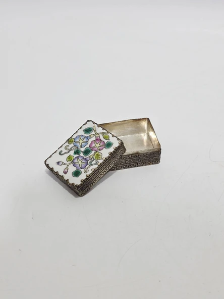 Antika Fransız Minyatür Kutu 5,9x4,7x2,9cm 154 ürün görseli 1