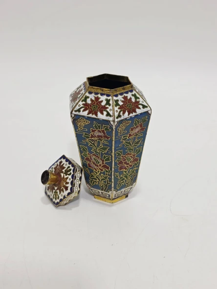 Antika Cloisonne Minyatür Kutu 12,5cm 175 ürün görseli 1
