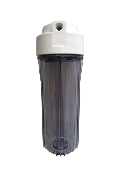 AQUA BELLA Su Arıtma Cihazı Filtre Kabı 10'' Jaco (Vida) Geçme Bağlantılı Şeffaf ürün görseli 1