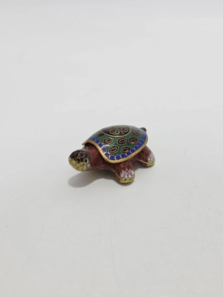 Antika Cloisonne Minyatür Kaplumbağa 6,4x4,3cm 159 ürün görseli 1