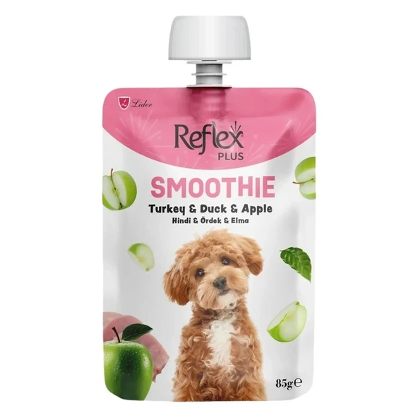Reflex Plus Smoothie Hindi Etli Ördekli ve Elmalı Sıvı Yetişkin Köpek Ödül Maması ürün görseli 1