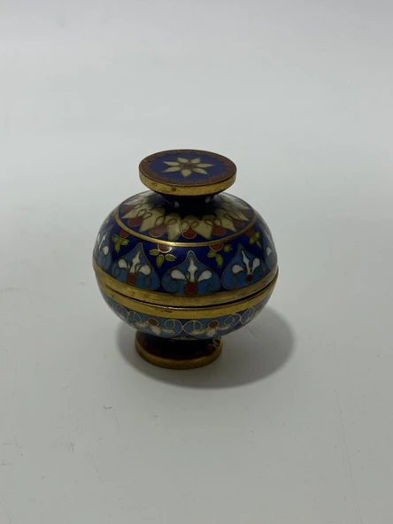 Antika Cloisonne Minyatür Kavanoz 5x4,5cm 126 ürün görseli 1