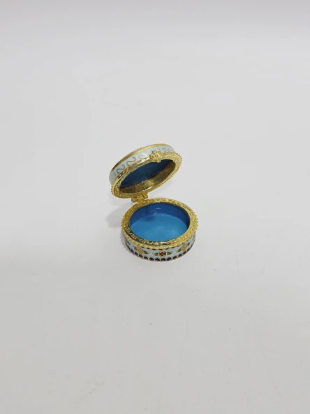 Antika Cloisonne Minyatür Kutu 4,5x2,5cm 081 ürün görseli 1