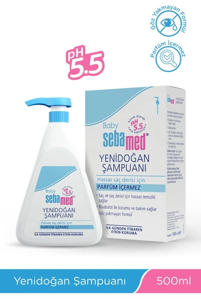 Sebamed Yenidoğan Şampuan 500 ml ürün görseli 1