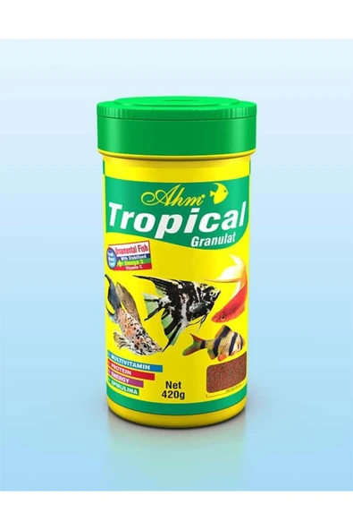 Ahm Tropical Granulat Balık Yemi 100 ml ürün görseli 1