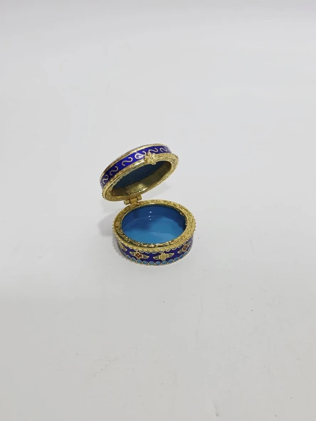 Antika Cloisonne Minyatür Kutu 4,4x2,5cm 076 ürün görseli 1