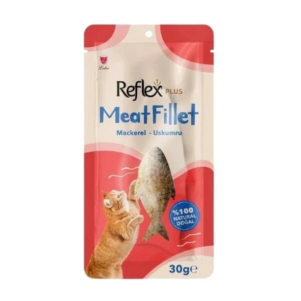 Reflex Plus Meat Fillet Uskumru Balıklı Fileto Kedi Ödül Maması ürün görseli 1