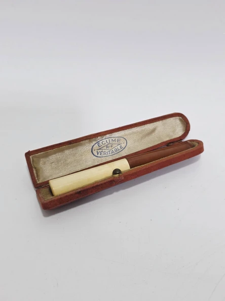 Antika Kehribar Sigara Ağızlığı 10cm 14,10 Gram 011 ürün görseli 1