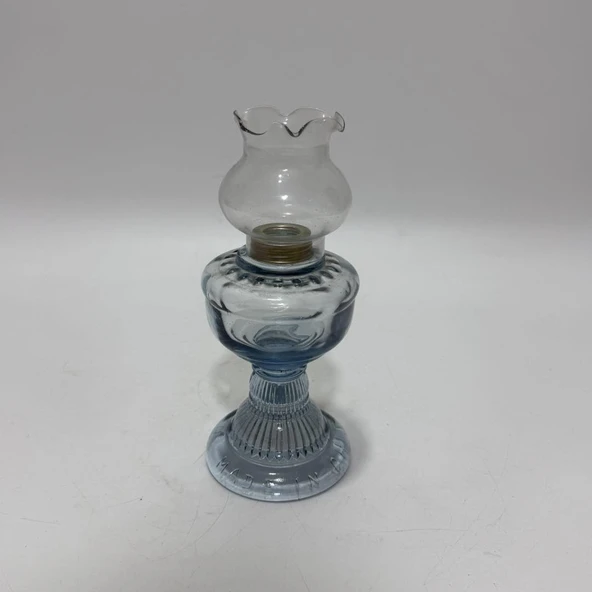 Antika Cam Gaz Lambası 15cm ürün görseli 1