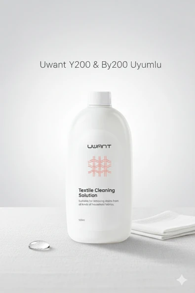 Uwant Y200 By200 Tekstil Temizleme Solüsyonu 500 ml  Orijinal Yedek Sıvı ürün görseli 1
