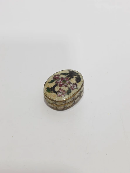 Antika Cloisonne Minyatür Kutu 3,3x2,6cm 109 ürün görseli 1