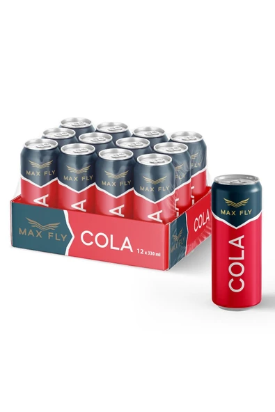 Max Fly Cola 330 ml 12 Adet ürün görseli 1