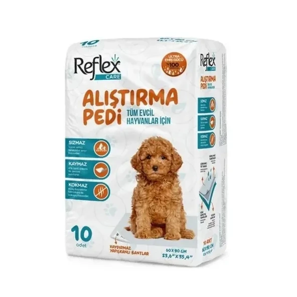 Reflex Care Köpek Tuvalet Alıştırma Pedi 10'lu 60x90 Cm ürün görseli 1