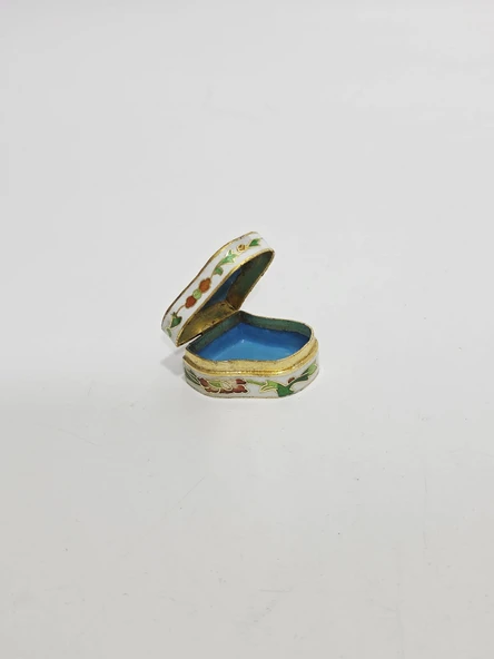Antika Cloisonne Minyatür Kutu 3,5x3,1cm 106 ürün görseli 1