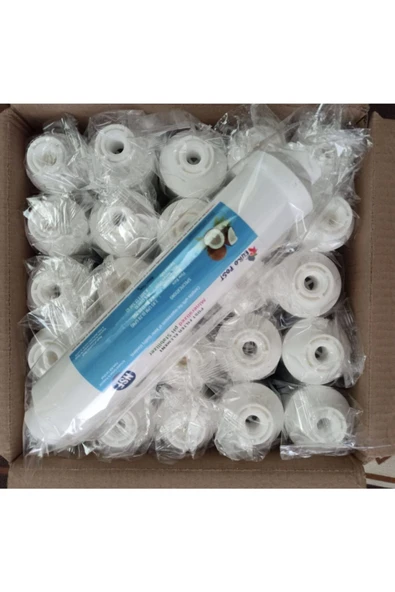 AQUA BELLA Su Arıtma Cocanant Tatlandırıcı Filtre 25 Adet 1koli ürün görseli 1