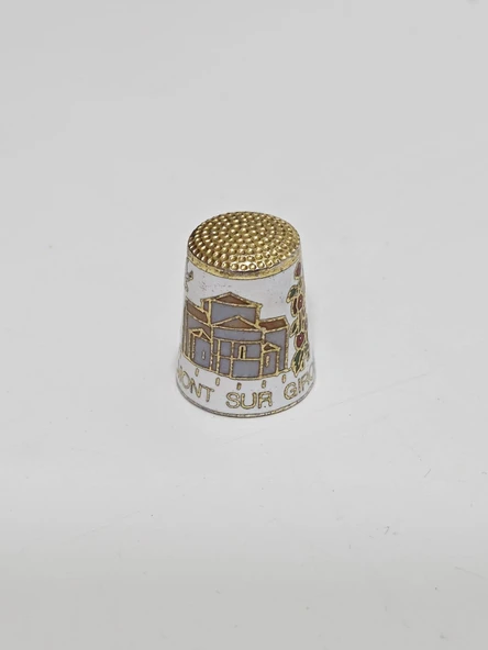 Antika Cloisonne Emaye Yüksük 24,40x20mm 047 ürün görseli 1