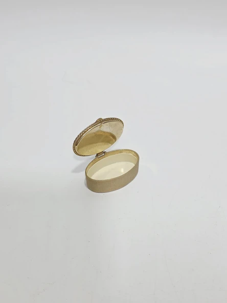 Antika Fransız Minyatür Kutu 5,1x3,2cm 098 ürün görseli 1