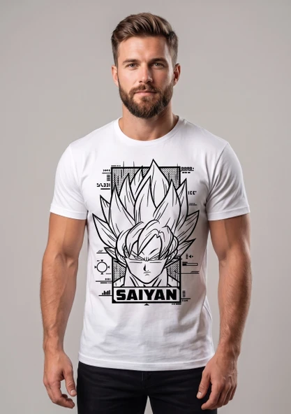 Goku ütü ile uygulanabilen DTF tekstil baskı ürün görseli 1