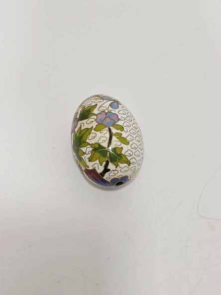Cloisonne Mineli Dekoratif Yumurta 6,5cm 020 ürün görseli 1